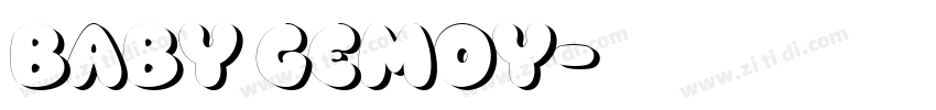 Baby Gemoy字体转换